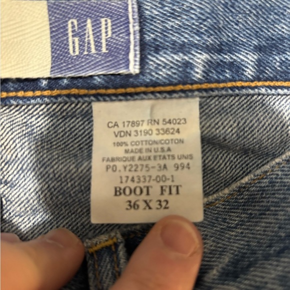 Vintage GAP Blue Bootcut Jeans Classic Style - Picture 5 of 7